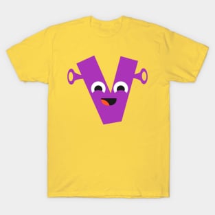 V Letter T-Shirt